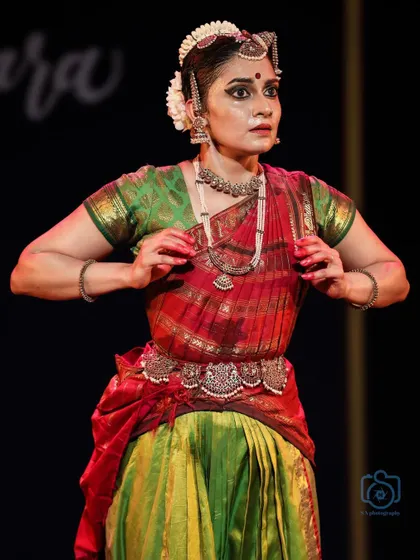 A moment of intense focus and storytelling from the Soorya Parampara Festival.