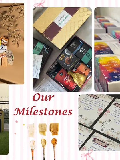 More milestones from my journey. Curating hampers for celebrities and receiving the most heartwarming testimonials from clients like you makes all the hard work worth it. Thank you for being a part of my story.