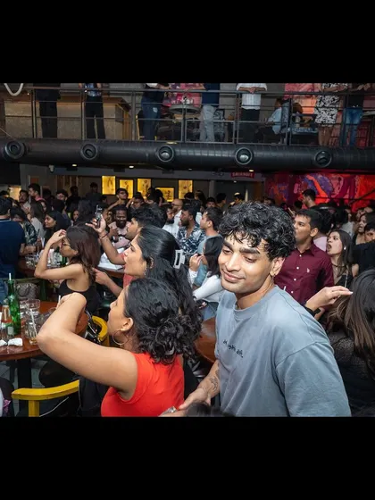The dance floor is just as active as the stage during my karaoke sessions.