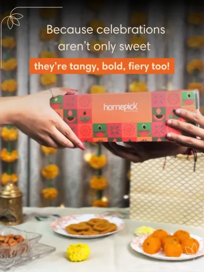 Because celebrations aren't only sweet. They're tangy, bold, and fiery too. Our gift boxes reflect the full spectrum of festive flavours.