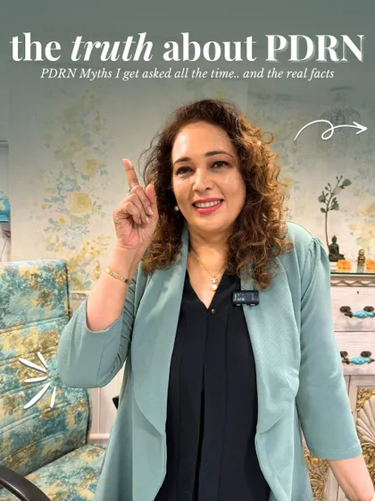 I often get asked about PDRN, which is a regenerative therapy designed to repair and rejuvenate the skin from within. This is the introductory slide to a series explaining the science and debunking common myths about this powerful treatment.