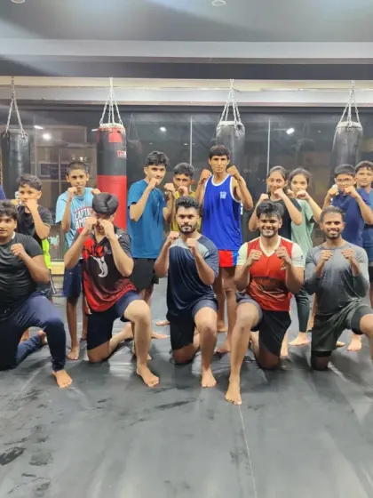 Post-training smiles. After a hard session, the camaraderie and sense of accomplishment are what it's all about.