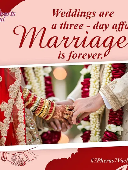 A wedding might be a three-day affair, but a marriage is forever. The vows taken during the ceremony are the promises that guide that forever journey.