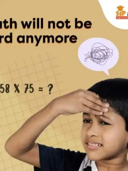 Does a calculation like this look hard? It won't be anymore. My program equips children with mental math strategies to solve complex problems without fear or hesitation.