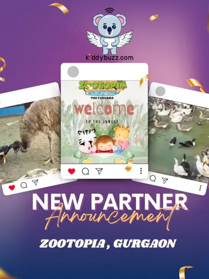 Step into the jungle at Zootopia in Gurgaon! This partner venue offers a fun-filled day with animals, making it a great choice for an educational and exciting birthday party.
