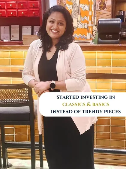 My style journey involved a crucial shift: I started investing in classics and basics instead of chasing trendy pieces. This is the foundation of a timeless and functional wardrobe.