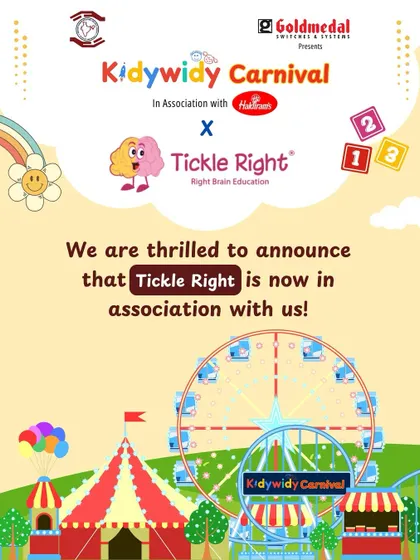 Education is a core part of our mission. We were thrilled to have Tickle Right, a right brain education program, in association with us for the carnival.
