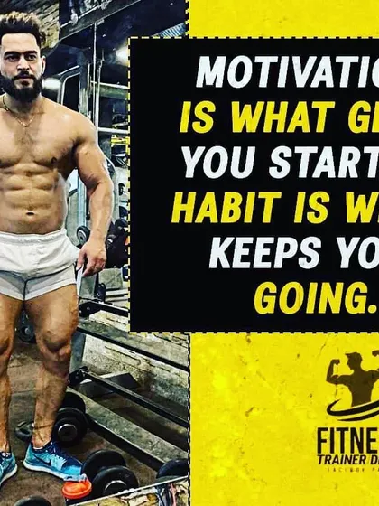 Motivation gets you started, but habit is what keeps you going. I help you build the discipline to make fitness a permanent part of your life.