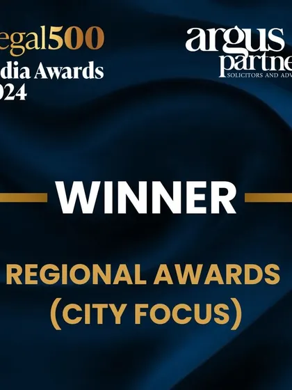 We are delighted to receive the "Regional Awards (City Focus)" in the Legal 500 India Awards 2024. This award recognizes the market-leading strength of our TMT, dispute resolution, and banking practices in key cities like Mumbai and Delhi.