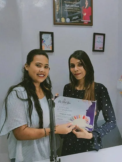 Congratulations to this student from my second batch on her certification. I am confident she will do great work in the nail industry.