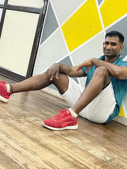 Relaxing on the studio floor after a great dance session.