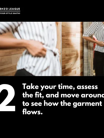 Thrifting Tip #2: Take your time in the fitting room. Assess the fit and move around to see how the garment flows on your body before you decide to purchase.