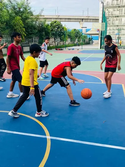 One-on-one drill where a player learns to protect the ball while being defended.