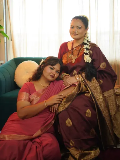 Another beautiful portrait from the Ganpati series, highlighting the bond between the two models.