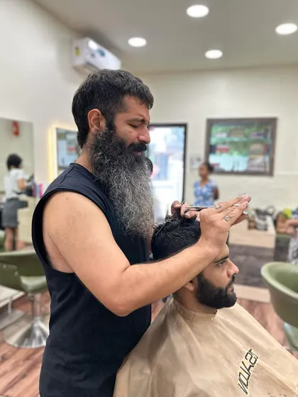 Listening to my client talk about how Arsenal could have won last night. A haircut session is more than just a service, it's a conversation.
