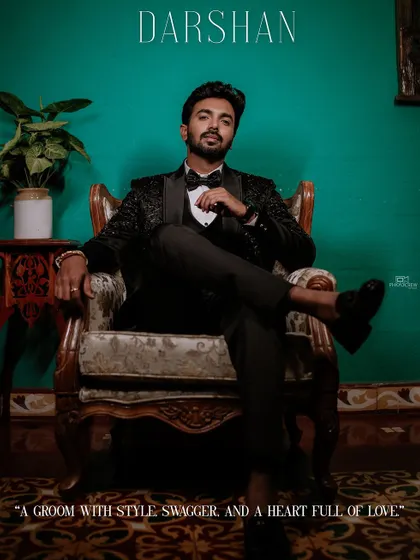 A sharp and stylish portrait of the groom. We believe the groom's story is just as important, and we take the time to capture his personality and style on the wedding day.