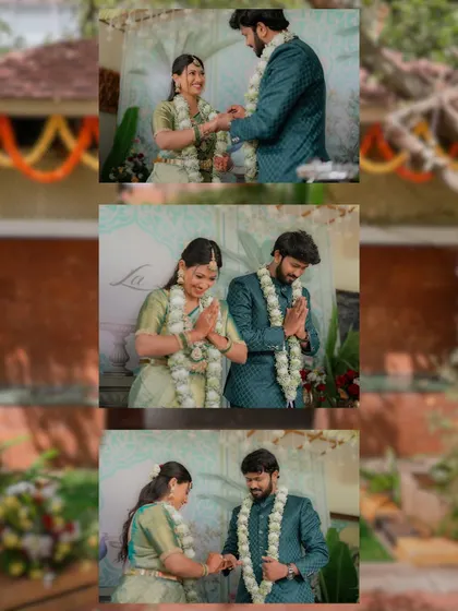 A collage showing the key moments of an engagement, from the ring exchange to the couple taking their vows. We document the entire event to tell a complete story.