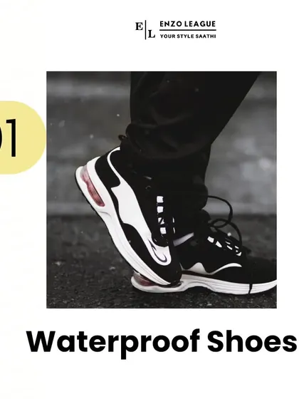 Waterproof shoes are the most important monsoon accessory. Investing in a good pair of rubber boots or treated leather shoes will keep your feet dry and prevent damage to your everyday footwear.