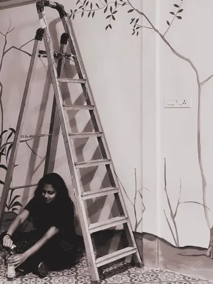 A duplicate image of me taking a break on site.