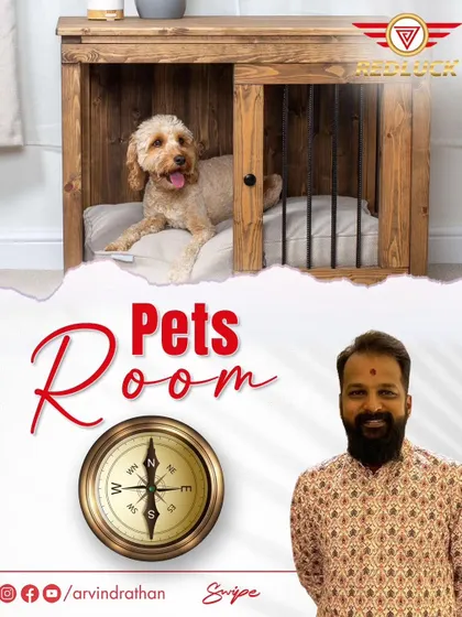 An introduction to Vastu principles for a pet's room, explaining what is and isn't permitted.