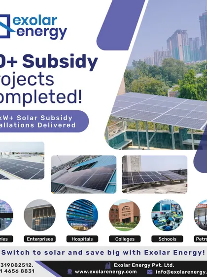 We have successfully completed over 50 subsidy projects, delivering more than 300 kW of solar installations for factories, hospitals, schools, and more.
