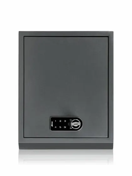 The Ozone Ezee+ Personal Safe is a compact solution for keeping daily valuables organized and secure. Its slim profile is designed to fit perfectly inside drawers or on side tables at home or in the office.