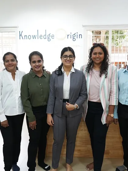 My incredible team at a Parent Orientation event. We stand together, united in our mission to provide the best possible start for young learners and to support their families on this journey.
