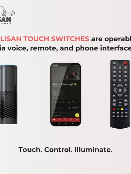Control your way. Our systems are designed for flexibility, working seamlessly with voice assistants like Alexa, our mobile app, and traditional remotes.