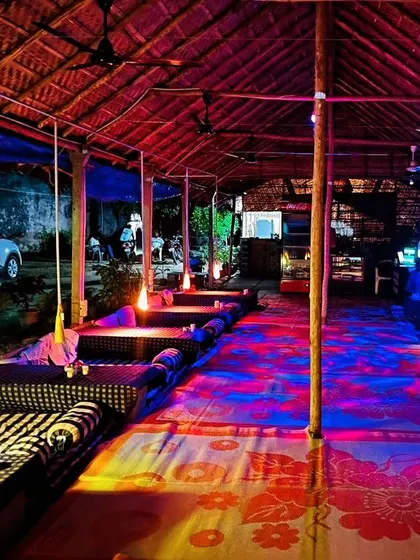 A duplicate of 146, this shot captures the cool, laid-back vibe of our festival accommodation.