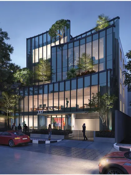 A playful nature of curves and light fenestrations that pedestals a lap of luxury in the heart of Koramangala. Upcoming project….