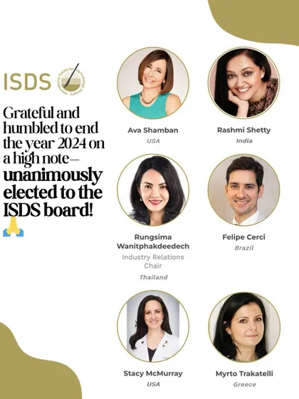 I am grateful and humbled to have been unanimously elected to the ISDS board. It's a testament to a 20-year journey in a field I love.