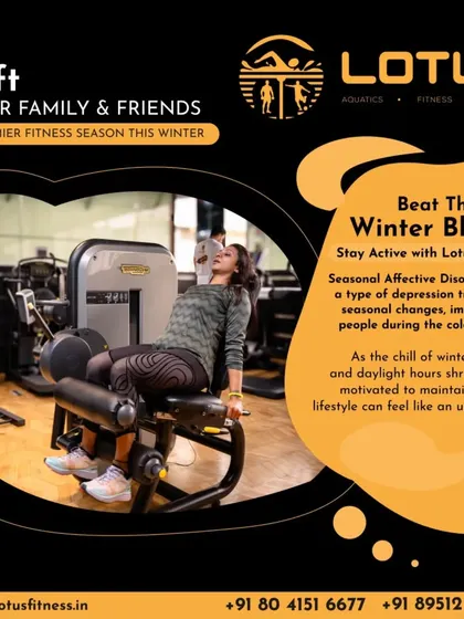 Beat the winter blues by staying active with us. This seasonal offer encourages members to maintain their fitness routine during the colder months to combat Seasonal Affective Disorder (SAD).