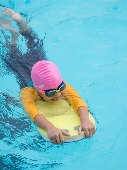 The smile of a child who is learning and having fun. We believe swimming should be an enjoyable adventure that builds a healthy lifestyle.