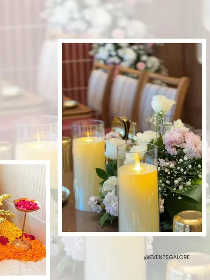 Even restaurant decor requires a delicate touch. For Anantha Vegworld, I designed this elegant floral and candle arrangement to create a luxurious and welcoming ambiance for their patrons.