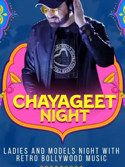 Getting the word out for a Ladies and Models night with retro Bollywood music. These themed nights are always a huge hit.