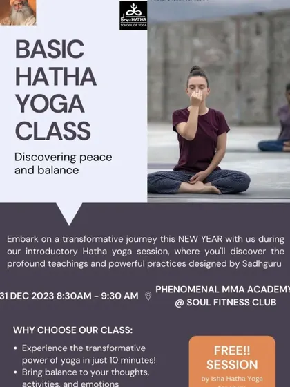 Fighting is only half the battle. We also host introductory Hatha Yoga workshops to help martial artists find balance, improve flexibility, and connect with the deeper aspects of their training.