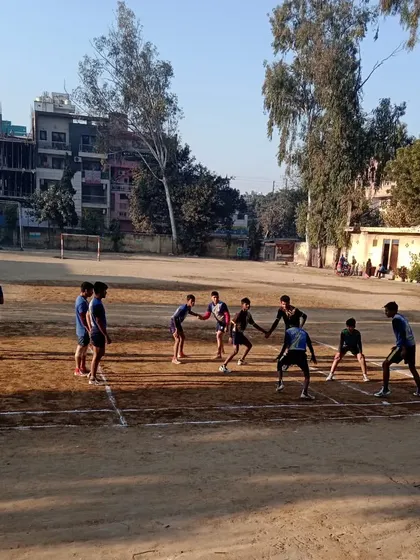A view of our practice time. The ground is full of energy and passion for kabaddi.