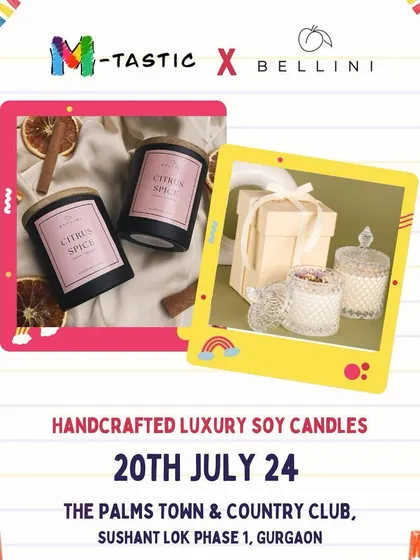 Elevate your home with handcrafted luxury soy candles. We feature brands like Bellini Candles that create eco-friendly and sustainable products with beautiful scents like Citrus Spice.
