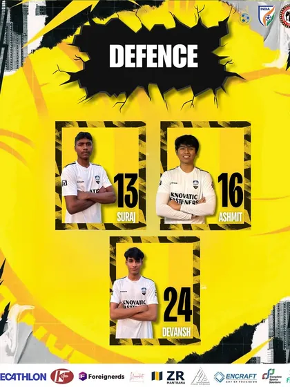 Our defensive stalwarts for the U19 team, tasked with maintaining our solid defensive record.