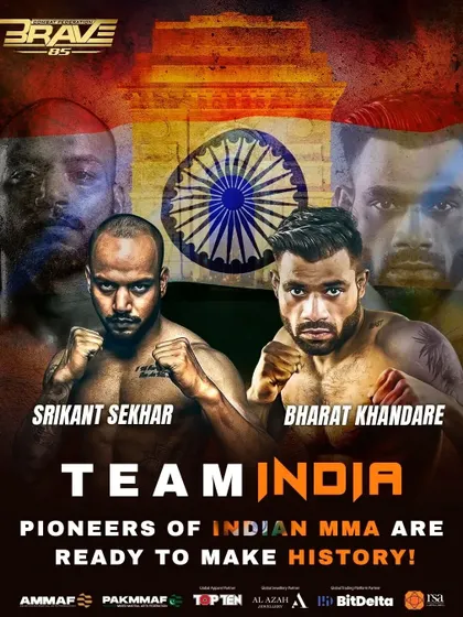 Team India, ready for war. Our athletes, pioneers of Indian MMA, prepared to represent the nation and make us all proud.