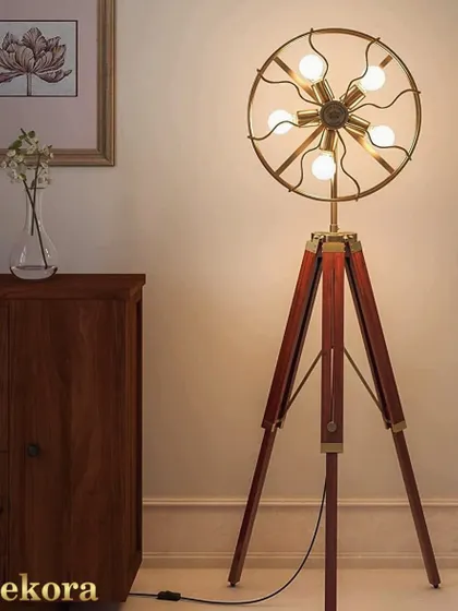 The stylish fan-shaped floor lamp is a unique offering for clients looking to stand out. We can accommodate bulk orders for this and other designer pieces for special projects or retail distribution.