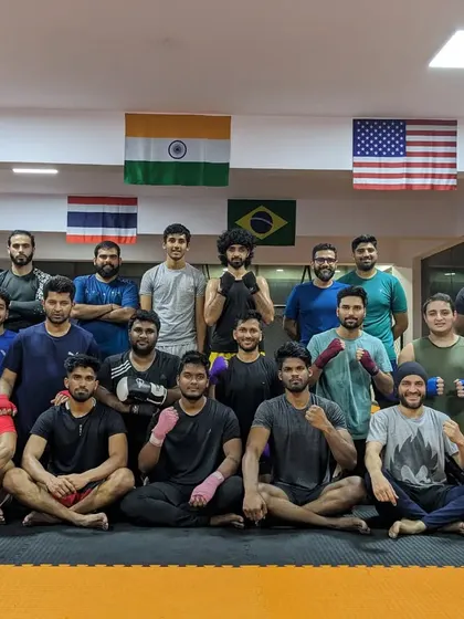 It always seems impossible until it's done. The team after another great kickboxing class, proving that consistency is key.