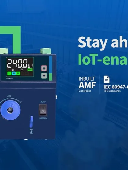Prepare for the unexpected with our IoT-enabled Automatic Transfer Switch. This device offers seamless power transitions and smart monitoring, ensuring your operations stay ahead of any power challenges.