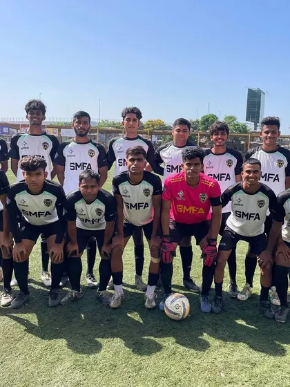 Our senior team, a squad forged through hustle, hunger, and heart, ready to compete in the league.