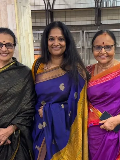 With two of the most respected figures in Sugama Sangeetha. I cherish these moments spent listening to their experiences and soaking in their wisdom.