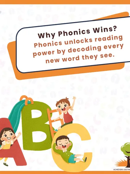 Phonics wins because it gives children the power to unlock every new word they encounter. It's a skill that builds on itself, creating confident, independent readers.
