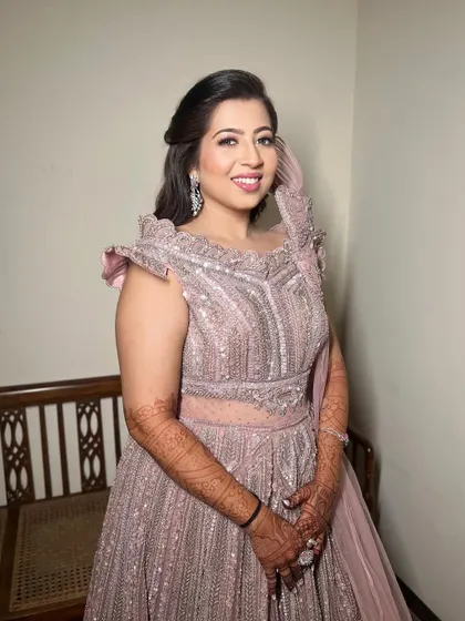 Another angle of this dreamy Sangeet look.