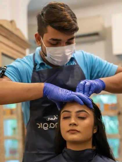 A soothing head massage is pure relaxation. My expert touch, combined with aromatic oils, helps to relieve stress and rejuvenate your scalp, leaving you refreshed and ready to take on the day.