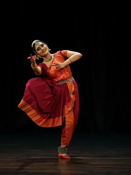 A full-stage view of "Akhyat Akhyana," a performance that fills the space with the powerful stories and emotions of women throughout history.