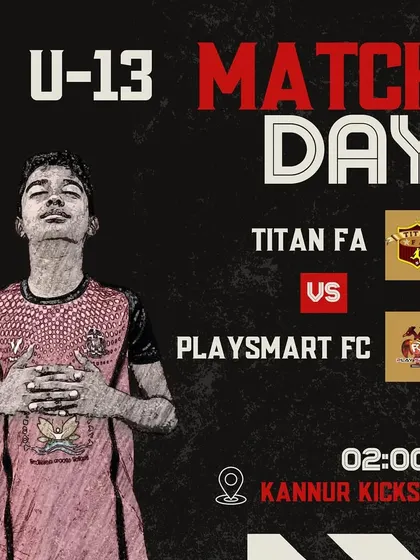 U-13 match day alert! An exciting clash as Playsmart FC takes on Titan FA.